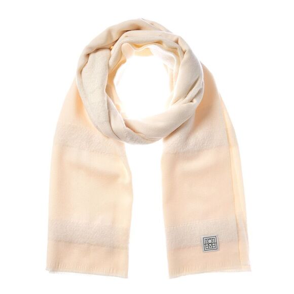 TOTEME Accessories - Toteme Wool & Alpaca-Blend Scarf, White